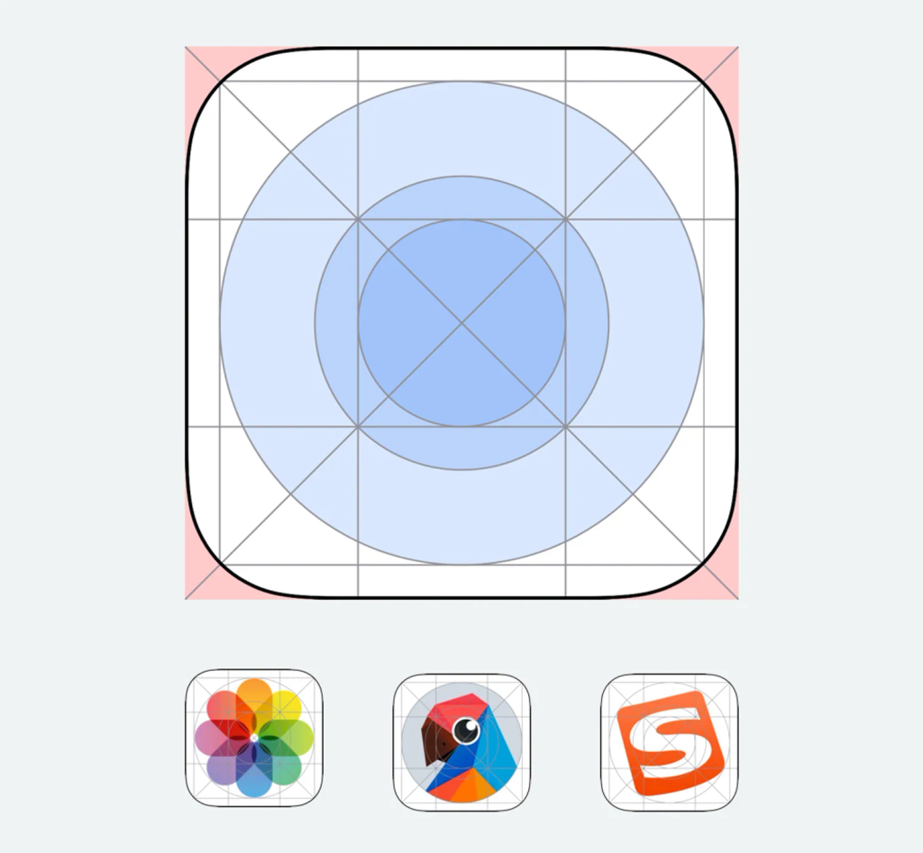 iOS App Icon Design Template